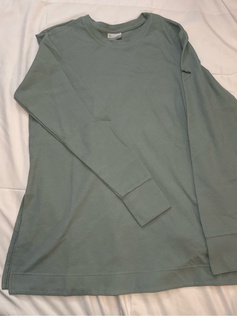 Columbia Waffle Knit Long Sleeve Thermal Top – Size Large